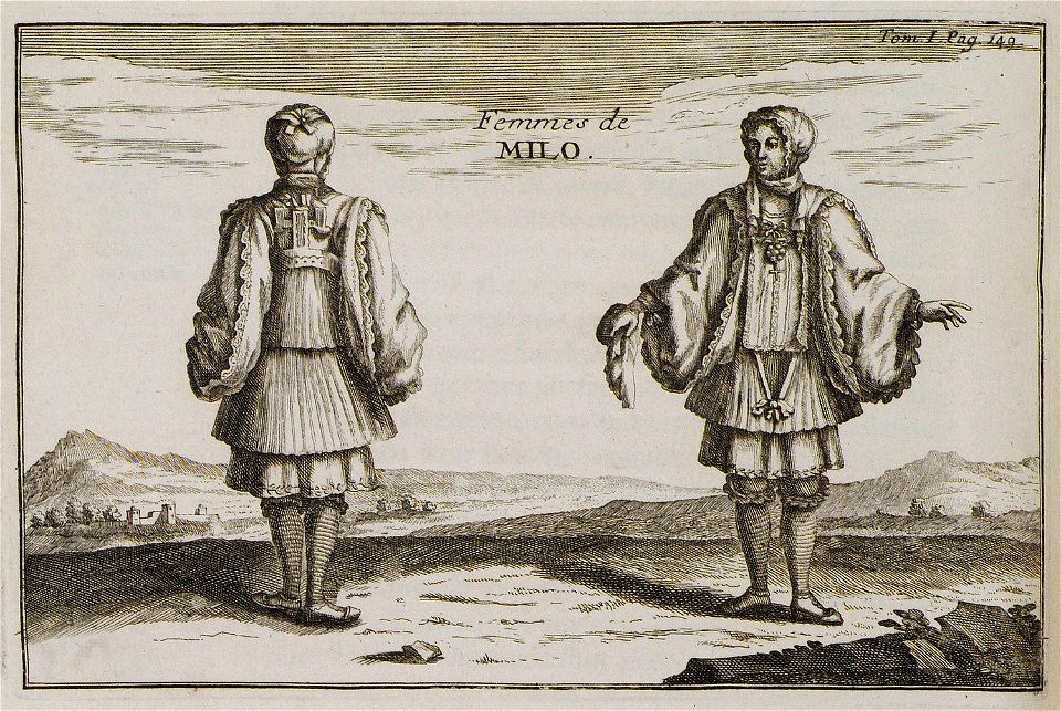 Femmes de MILO - Tournefort Joseph Pitton De - 1717