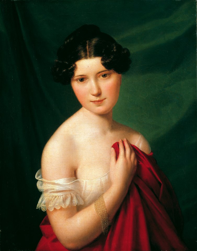 Ferdinand Georg Waldmüller - Die Hofschauspielerin Sophie Müller - 3689 - Österreichische Galerie Belvedere