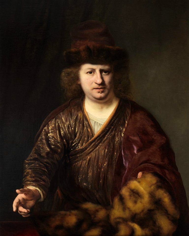 Ferdinand Bol - Man with a Fur-Trimmed Hat - FB-105