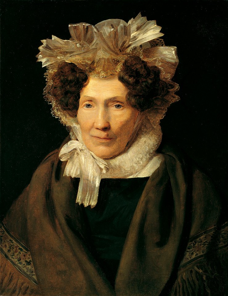 Ferdinand Georg Waldmüller - Alte Frau mit weißer Bänderhaube - 5385 - Österreichische Galerie Belvedere