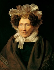Ferdinand Georg Waldmüller - Alte Frau mit weißer Bänderhaube - 5385 - Österreichische Galerie Belvedere
