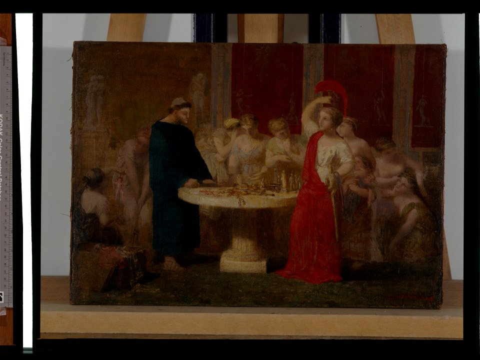 Femmes romaines - Jean-Louis Hamon - musée d'art et d'histoire de Saint-Brieuc, DOC 992.5.1