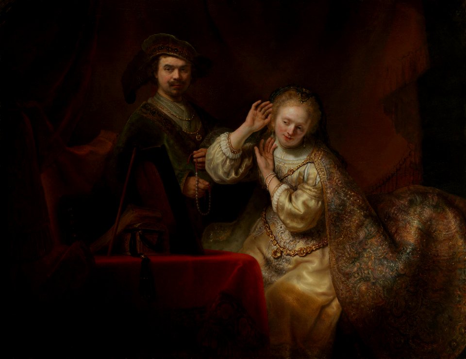 Ferdinand Bol - Rembrandt And His Wife Saskia Rcin 406574 - Traditional 