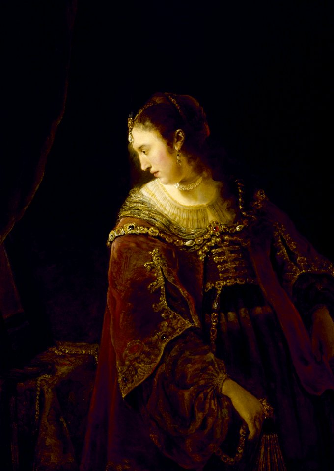 Ferdinand Bol - Woman at her Dressing Table - Google Art Project