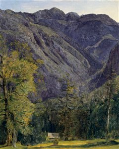Ferdinand Georg Waldmüller - Der Schönberg gesehen von der Hoisernradalm