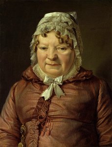 Ferdinand Georg Waldmüller - Porträt der Mutter des Hauptmanns von Stierle-Holzmeister - Google Art Project