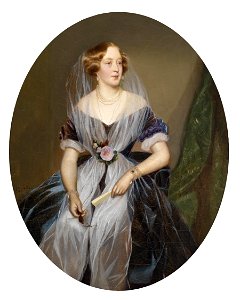 Ferdinand Georg Waldmüller Portrait einer adeligen Dame 1846