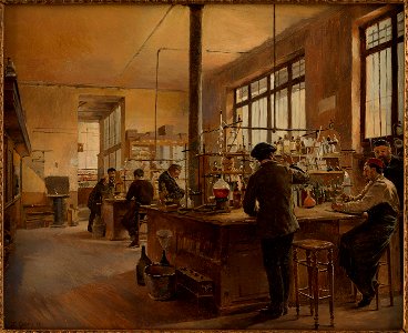 Ferdinand Gueldry - Le laboratoire municipal (préfecture de police, boulevard du Palais) - P1535 - Musée Carnavalet