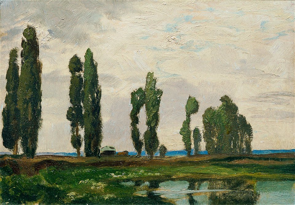 Ferdinand Engelmüller - Táborsko (aus der Mappe „16 Ansichten tschechischer Landschaften 'Česka Krajiná'“) - 1093j - Österreichische Galerie Belvedere