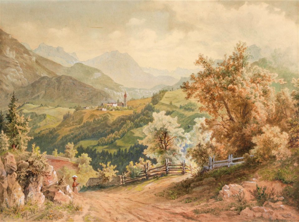 Ferdinand Gatt Wald bei Arzl 1886