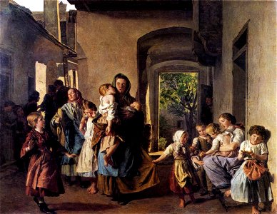 Ferdinand Georg Waldmüller - After Confiscation - WGA25420