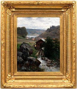 Ferdinand Hernlund - Landscape from Valdemarsvik - NM 7537 - Nationalmuseum