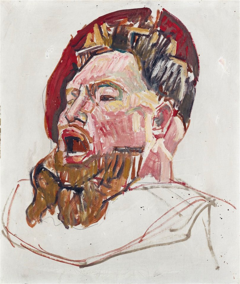 Ferdinand Hodler Kopf eines Landsknechts c1917