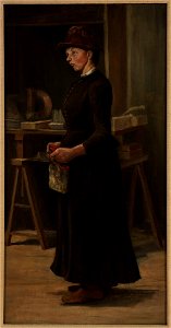 Ferdinand Hodler - Portrait of Fraulein Kyburz - 66.275 - Rhode Island School of Design Museum