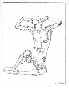 Ferdinand Hodler Studie zu Der Tag (2)