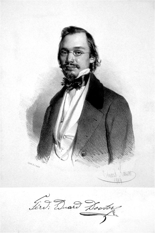 Ferdinand Eduard Doctor Litho