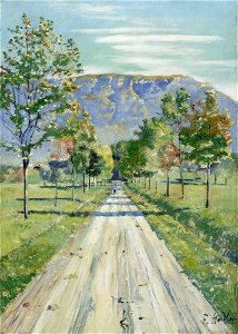 Ferdinand Hodler Die Strasse von Evordes