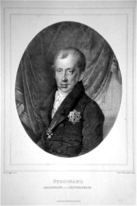Ferdinand I. als Kronprinz Litho