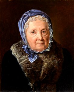 Ferdinand Georg Waldmüller - Rosina Wieser im 83. Lebensjahr - 1871b - Österreichische Galerie Belvedere