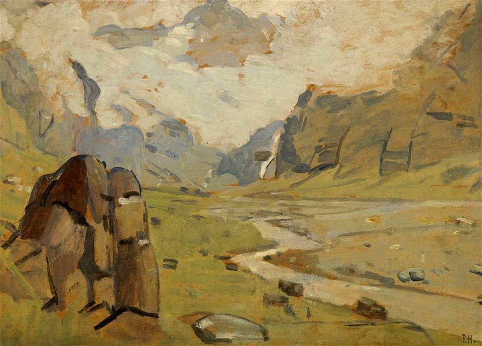 Ferdinand Hodler Le Fer-à-Cheval bei Sixt c1882