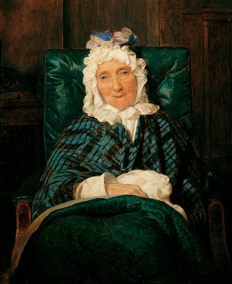 Ferdinand Georg Waldmüller - Aloisia Eltz im Lehnstuhl - 474b - Österreichische Galerie Belvedere