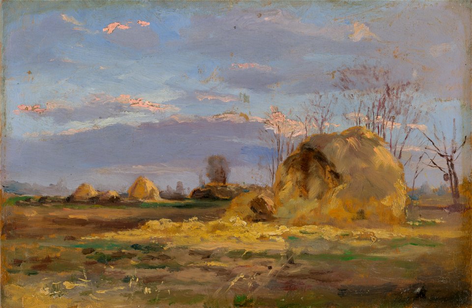 Ferdinand Katona - Autumn Landscape with Trees - O 1257 - Slovak National Gallery