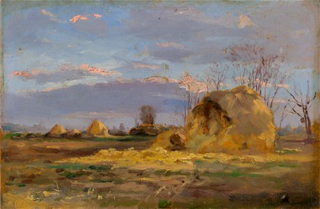 Ferdinand Katona - Autumn Landscape with Trees - O 1257 - Slovak National Gallery