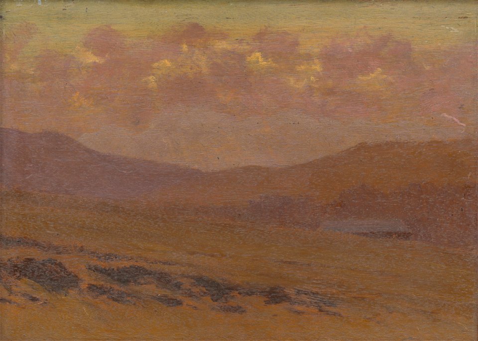 Ferdinand Katona - Early Evening Tatras Landscape - O 5516 - Slovak National Gallery
