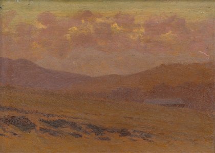 Ferdinand Katona - Early Evening Tatras Landscape - O 5516 - Slovak National Gallery