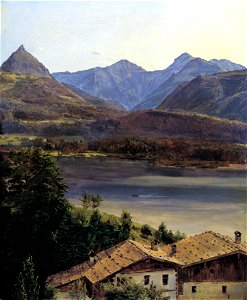 Ferdinand Georg Waldmüller - Der Wolfgangsee - 1863 - Österreichische Galerie Belvedere