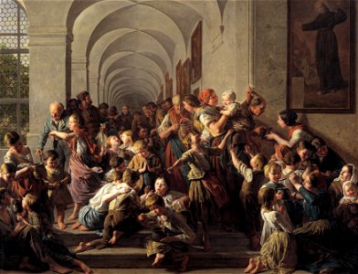 Ferdinand Georg Waldmüller - Die Klostersuppe - 10 - Österreichische Galerie Belvedere