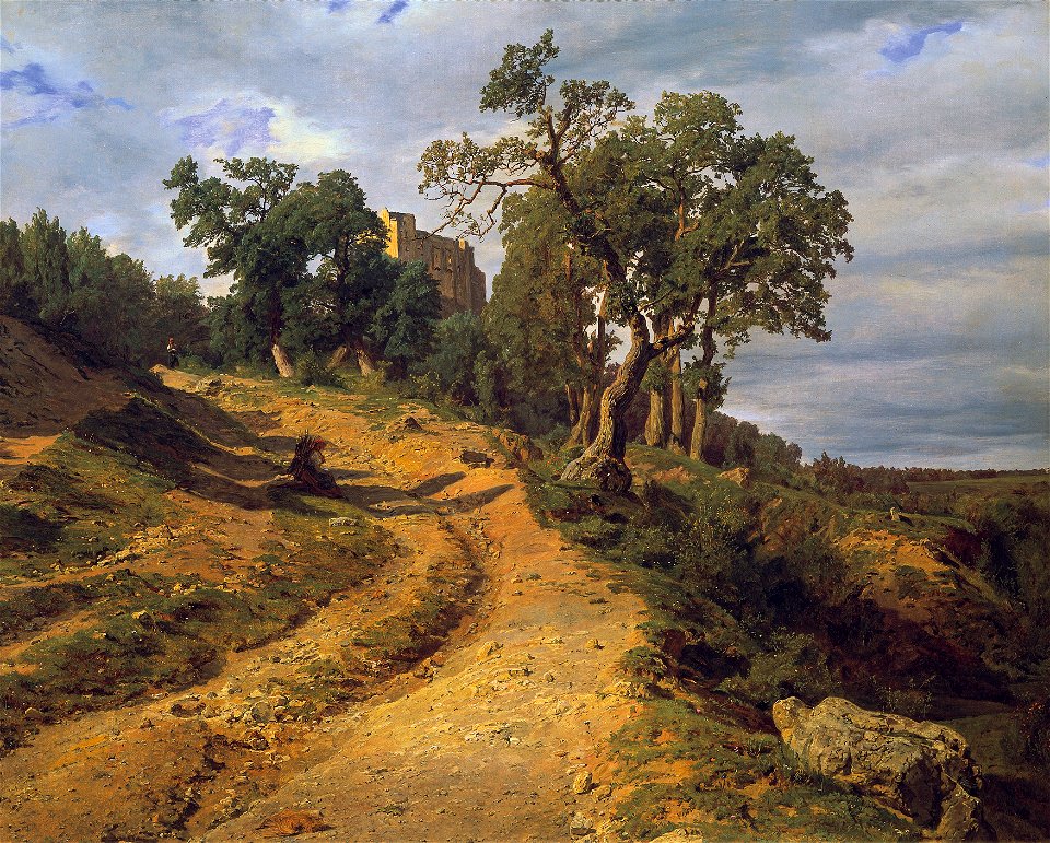 Ferdinand Georg Waldmüller - Die Ruine Liechtenstein bei Mödling - 1375 - Österreichische Galerie Belvedere