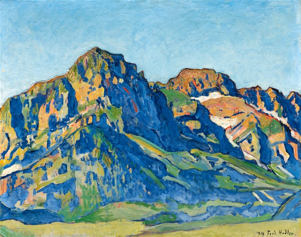 Ferdinand Hodler - Die Dents Blanches (1916)