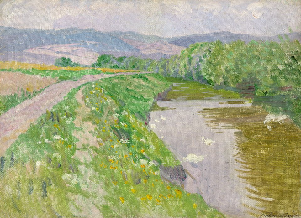 Ferdinand Katona - Krajina s potokom - O 964 - Slovak National Gallery