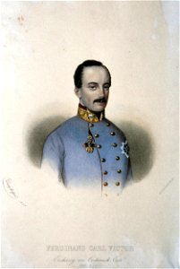 Ferdinand Karl Viktor von Österreich-Este Litho