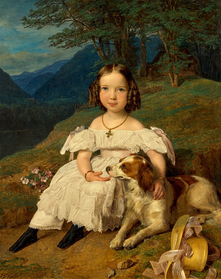 Ferdinand Georg Waldmüller - Julia Comtesse Apraxin - 4655 - Österreichische Galerie Belvedere