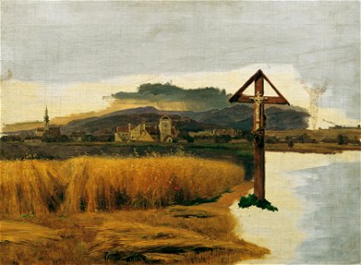 Ferdinand Georg Waldmüller - Landschaft von Brunn am Gebirge - 559b - Österreichische Galerie Belvedere