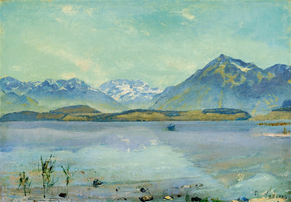 Ferdinand Hodler - Thunersee mit Blüemlisalp und Niesen