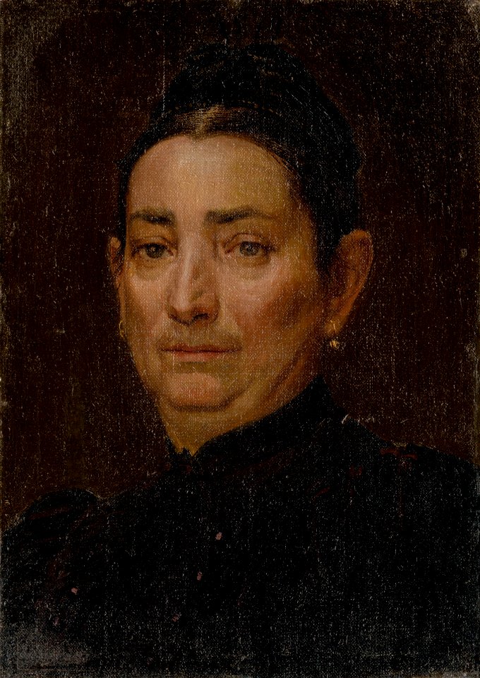 Ferdinand Katona - Portrait of an Old Woman - O 6363 - Slovak National Gallery
