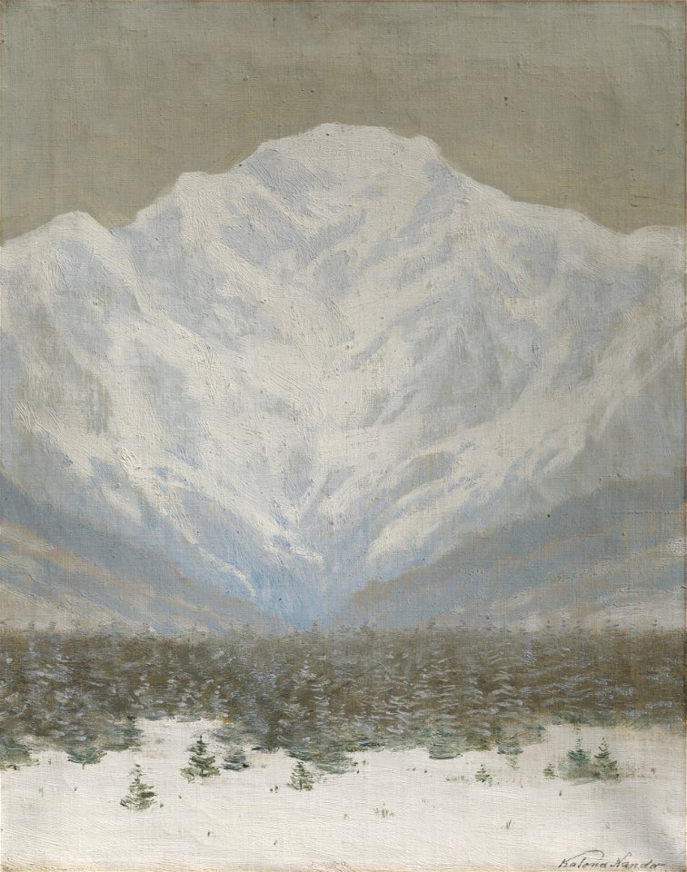 Ferdinand Katona - The High Tatras in Winter - O 3873 - Slovak National Gallery