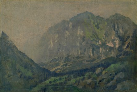 Ferdinand Katona - Motív z Vysokých Tatier - O 493 - East Slovak Gallery