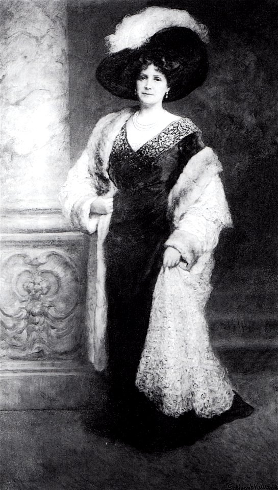 Ferdinand Keller Portrait Mella Fiora