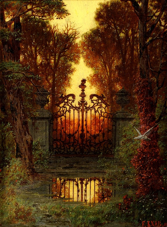 Ferdinand Knab Das Schlossportal 1881