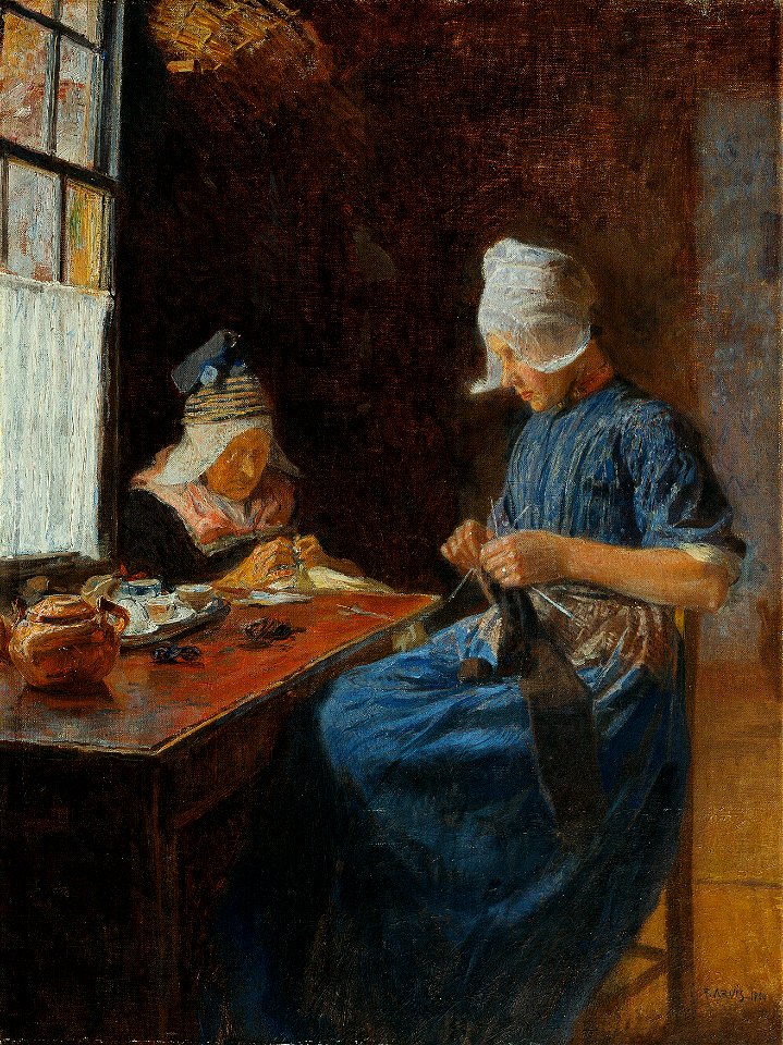 Ferdinand Kruis - Holländische Frauen - 508d - Österreichische Galerie Belvedere