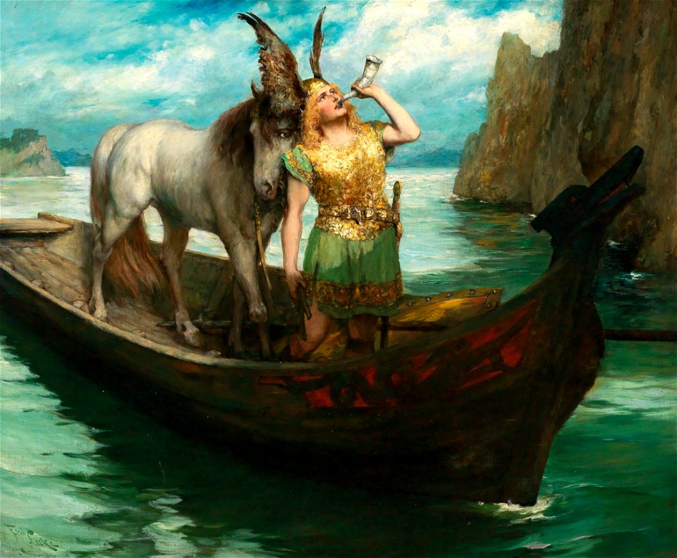 Ferdinand Leeke - Richard Wagner, Götterdämmerung, Act I, Siegfried’s Rhine Journey