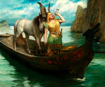 Ferdinand Leeke - Richard Wagner, Götterdämmerung, Act I, Siegfried’s Rhine Journey