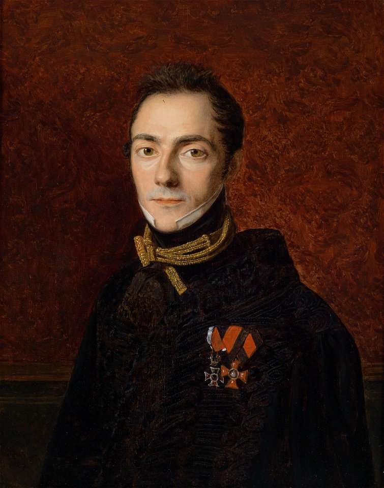 Ferdinand Georg Waldmüller Portrait eines Grafen Apponyi 1827