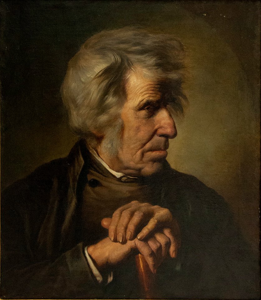 Ferdinand Mallitsch - Brustbild eines alten Mannes
