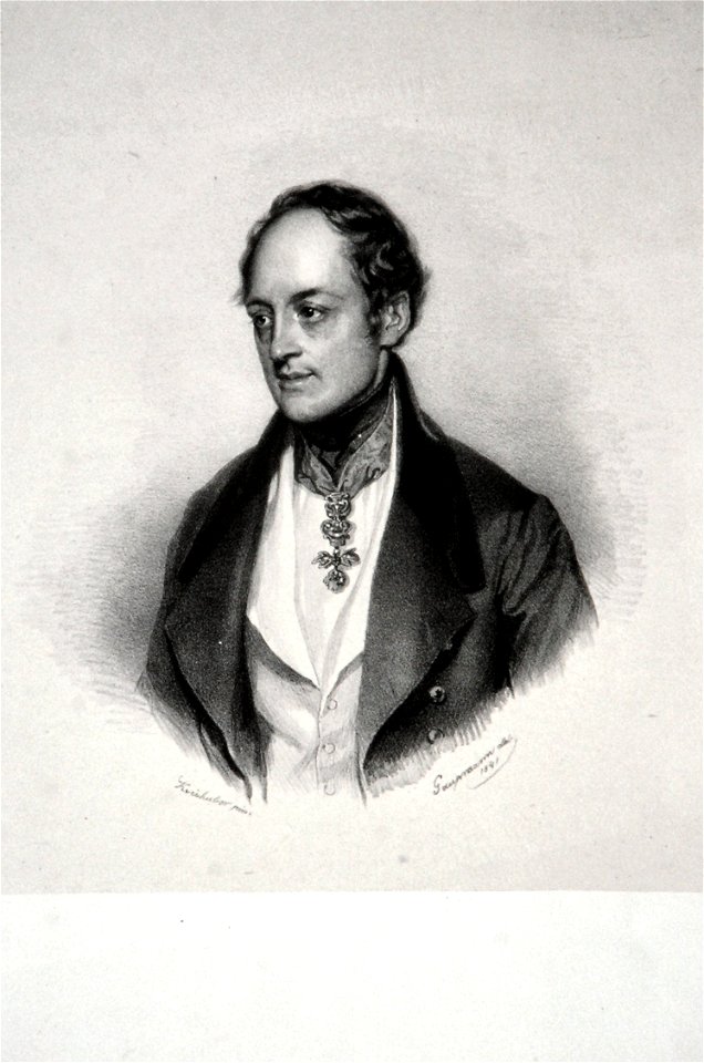 Ferdinand Josef von Lobkowitz Litho