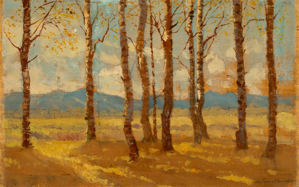 Ferdinand Katona - Birches in Autumn - O 3103 - Slovak National Gallery